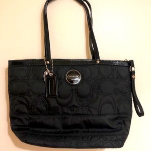 COACH Alex Sateen  Shoulder Bag